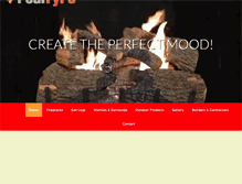 Tablet Screenshot of fireplacecreation.com